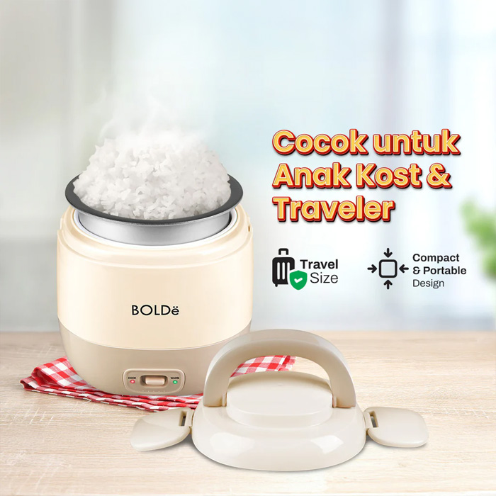 Bolde Super Cook Mini Rice Cooker 0,3 L - Beige